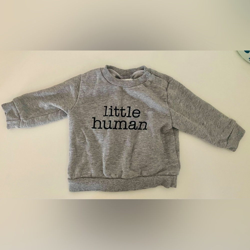 👶🏻Indigo Baby | “Little Human” Sweatshirt
